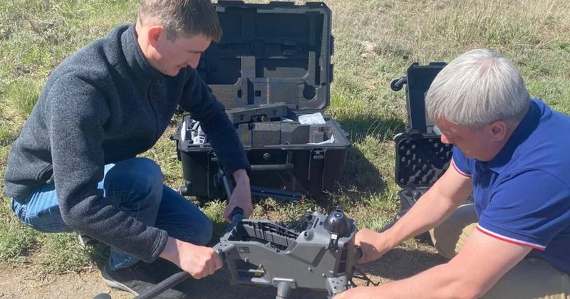 Елде дрондар жолдағы ақауды автоматты түрде анықтайды