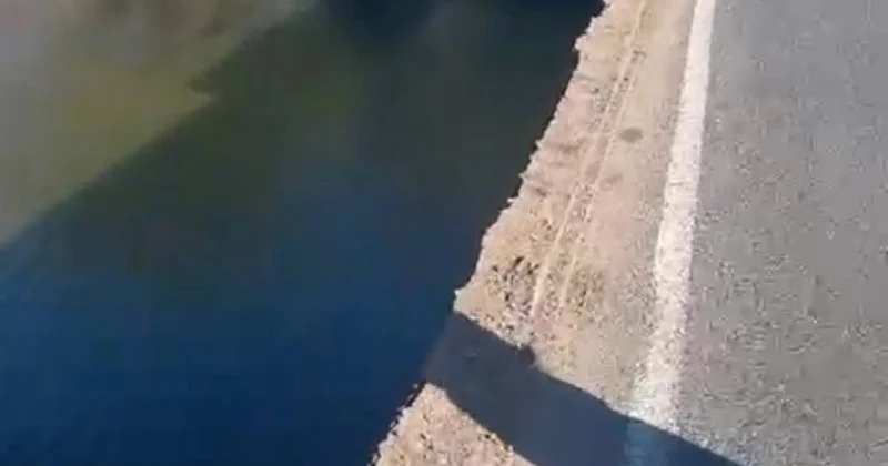 Мост через реку Чаган частично обрушился на западе Казахстана