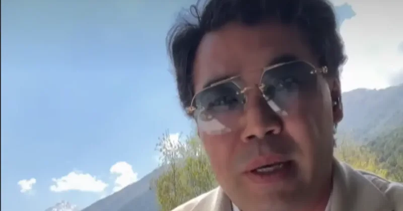 Мужчина представился разыскиваемым экс зятем Масимова и записал видео