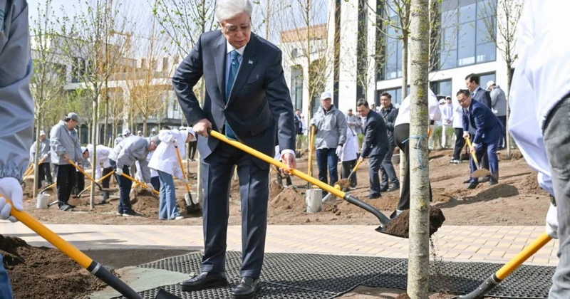 Таза Қазақстан : за один день по стране высажено порядка 253 тыс. деревьев