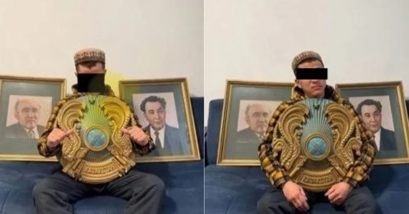 Фото в непристойной форме : полиция сделала заявление после скандала с гербом Казахстана