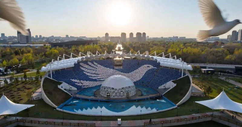 Музыкальный флешмоб ко Дню единства прошёл в Астане