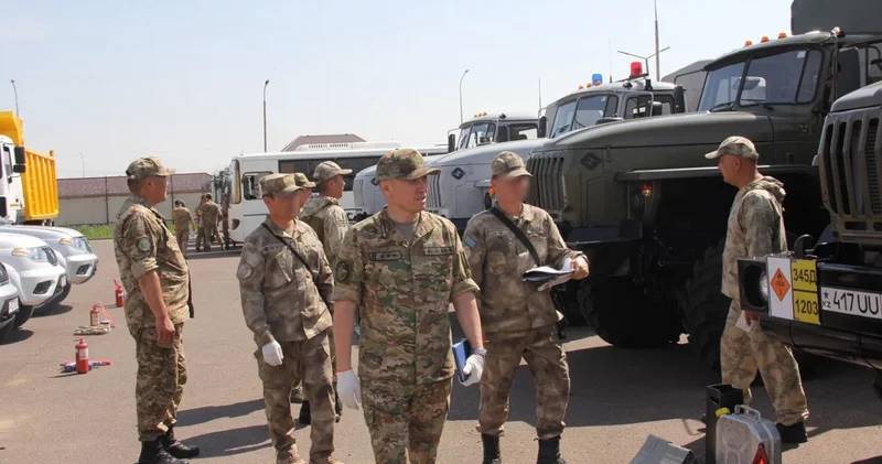 Ұлттық ұланда қару жарақ пен әскери техниканың дайындығы тексерілді
