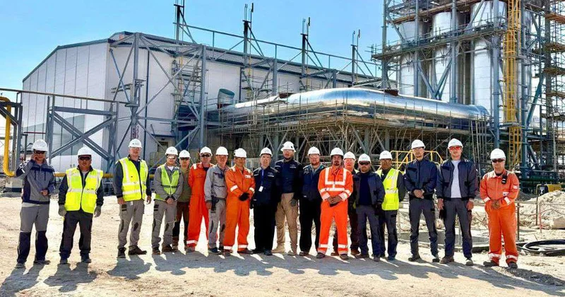Получена первая энергия от новой газовой электростанции