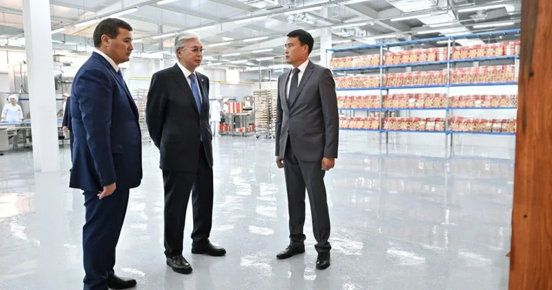 Президент Қызылорда нан цехының жұмысымен танысты