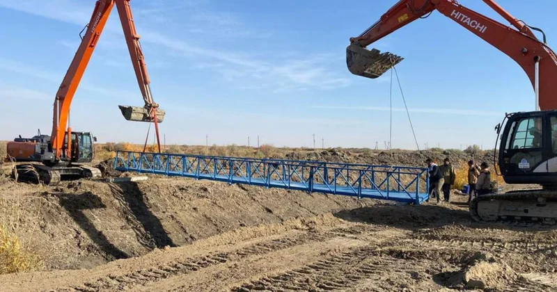 Қызылорда облысында су деңгейін өлшейтін гидрокөпірлер орнатылды