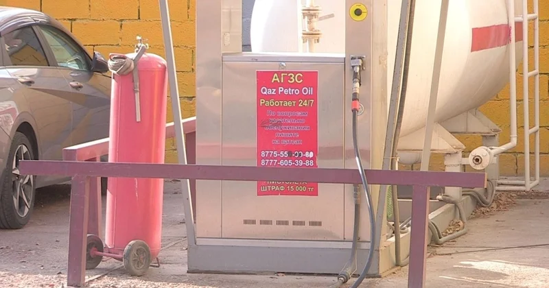 Шымкентте автокөлік иелері газ тапшылығына шағымданды