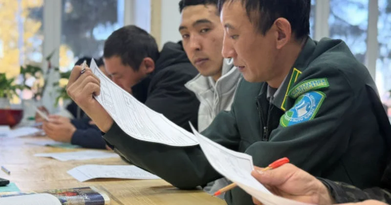 Орманшылар ағылшын тілін үйреніп жатыр