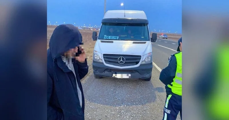 Водитель без прав занимался пассажирскими перевозками в Актюбинской области