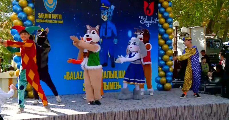 Шымкенттік полицейлер балаларға құқықтық тәрбие беру мақсатында мультфильм шығарды