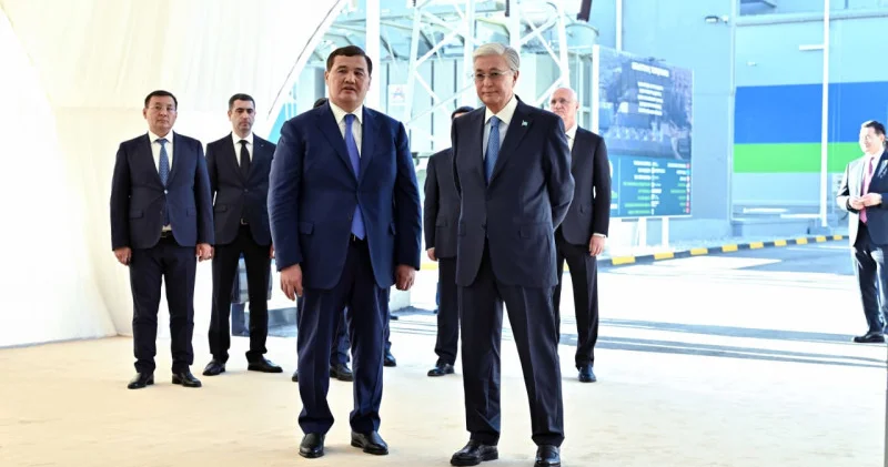 Президент Қызылордадағы жаңа ЖЭО ға барды