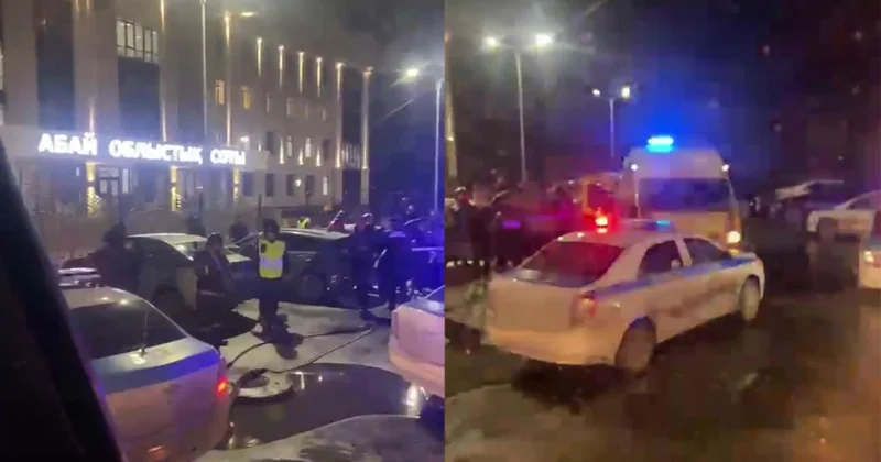 Семейдегі облыстық сот маңындағы төтенше жағдай: ер адам қаза тапты
