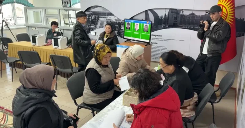 Қырғызстанда әр төртінші азамат Жогорку Кенештің кезектен тыс сайлауында дауыс берді