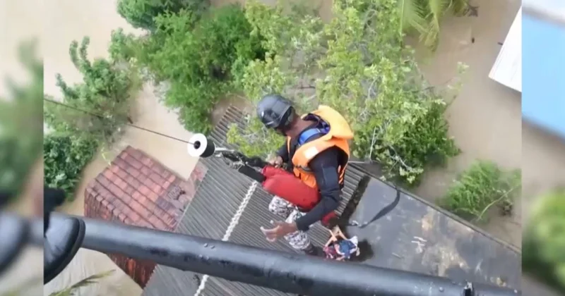 Шри Ланкада дауылдан қаза тапқандар саны артты