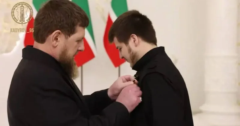 18 летний сын Рамзана Кадырова получил очередную награду