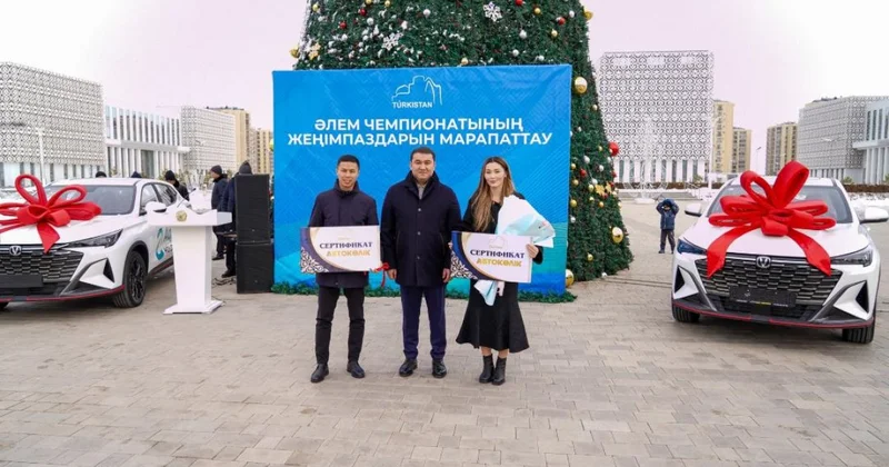 Сакену Бибосынову подарили автомобиль за победу на ЧМ
