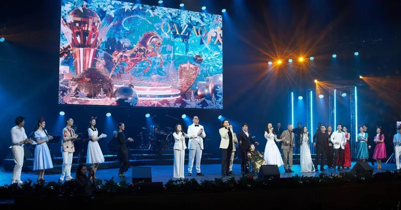 Новогодний концерт объединил звезд казахстанской сцены