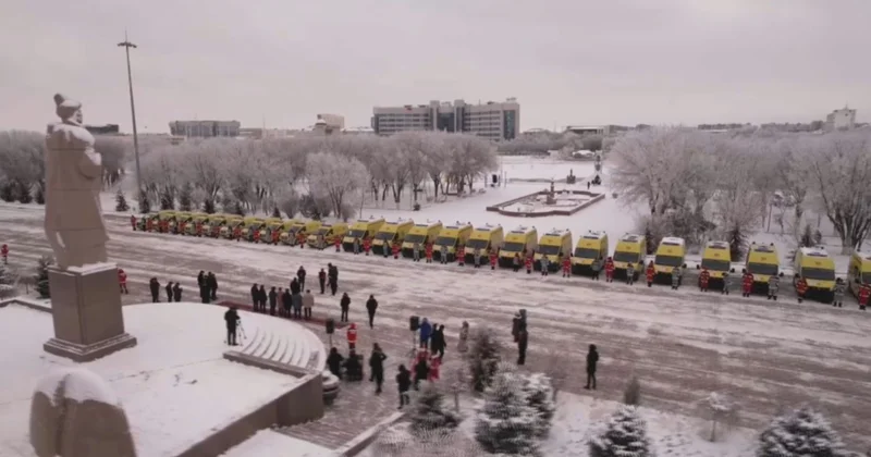 Атырау облысында жедел жәрдем станциясы 25 көлікпен толықты