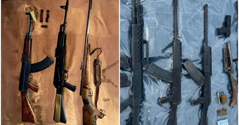 Ружья, автоматы, гранаты: КНБ сообщил об изъятии оружия и боеприпасов (фото)