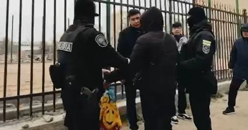 Полиция показала оперативное видео задержания в Актау