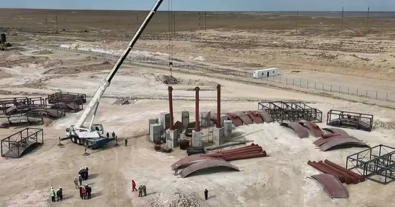 Қытайдан Жаңаөзенге газ өңдеу зауыты жабдығының бірінші партиясы жөнелтілді