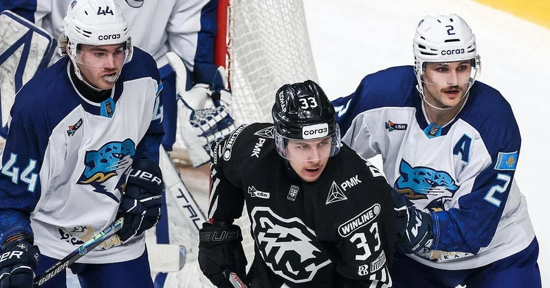 Барыс пропустил шесть шайб и потерпел третье поражение подряд в КХЛ