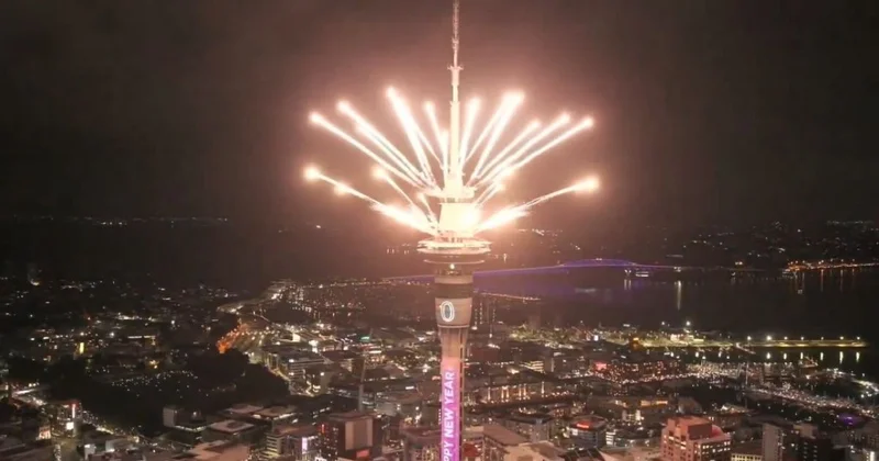 Жители Новой Зеландии и некоторых регионов России первыми встретили Новый год