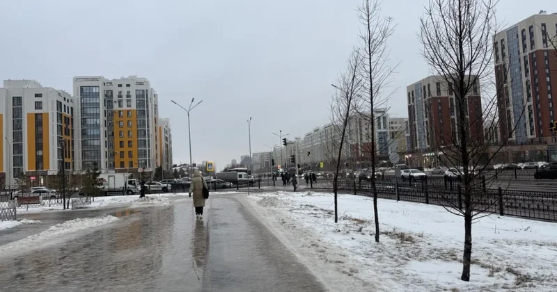 Гололед и метель: Астану накроют сильные осадки и штормовой ветер 31 декабря