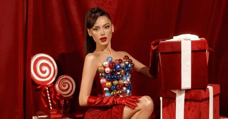 Акбота Сейтмагамбет подняла настроение фанатам яркой новогодней фотосессией